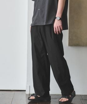 green label relaxing/ナイロン ツイル バレル ユーティリティ パンツ W4 ―ストレッチ・接触冷感―/イージーパンツ