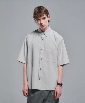 green label relaxing/Dot Air ボックス レギュラーカラー 半袖 シャツ ―ストレッチ―/シャツ / ブラウス