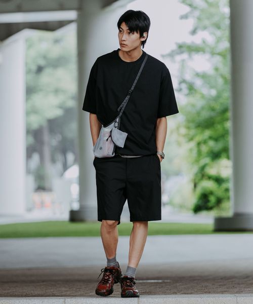 green label relaxing/Dot Air ワイド ユーティリティー ショート パンツ ショーツ ―ストレッチ―/ショート / ハーフパンツ