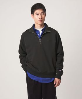 green label relaxing/【別注】＜Champion＞ハーフジップ 長袖 スウェット/スウェット / パーカー