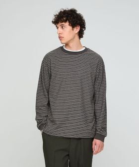 green label relaxing/ラフ ボーダー クルーネック 長袖 Tシャツ/Tシャツ / カットソー