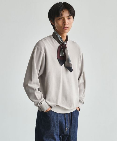 green label relaxing/コットン カシミヤ ミラノリブ クルーネック ニット ―ハンドウォッシャブル―/ニット / セーター