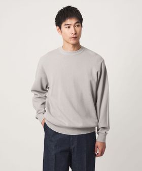 green label relaxing/コットン カシミヤ ミラノリブ クルーネック ニット ―ハンドウォッシャブル―/ニット / セーター