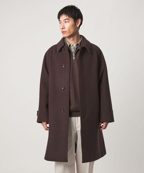 green label relaxing/SENTDALE WOOL ステンカラーコート/ステンカラーコート