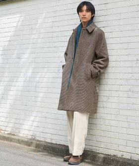 green label relaxing/SENTDALE WOOL ステンカラーコート/ステンカラーコート