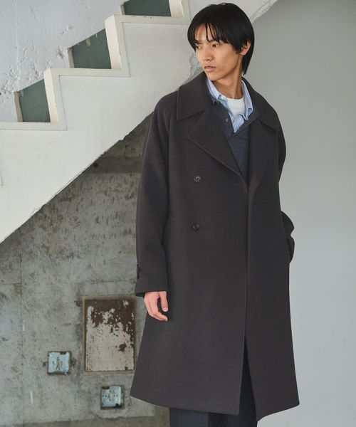 green label relaxing/SENTDALE WOOL トレンチコート/トレンチコート
