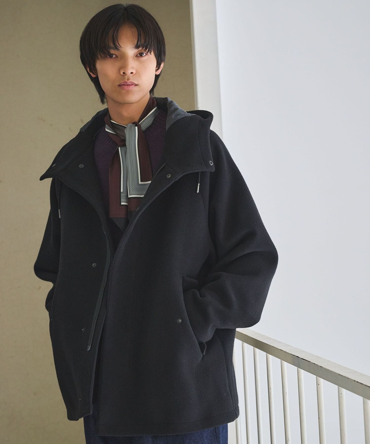SENTDALE WOOL フード コート