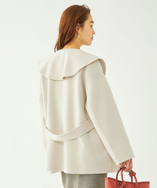 HAMILTON ハミルトン ショールカラーリバー コート size SHORTあり］HAMILTON ハミルトン ショールカラー リバー コート