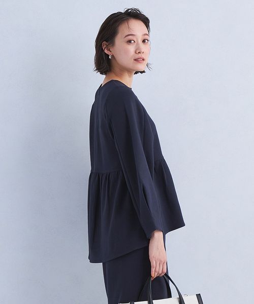 UNITEDARROWS ペプラム トップス UNITED ARROWS green label relaxing｜サッカー ペプラム プル