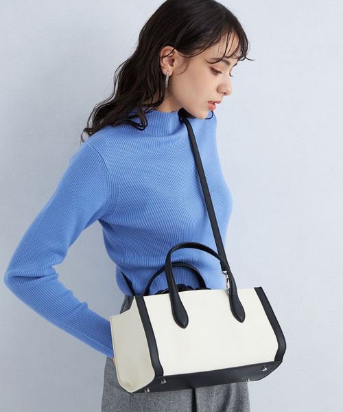 贅沢品 トリム レクタングル 3WAY バッグ バッグ