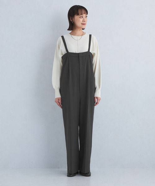 ユナイテッドアローズ　ナイロンタスラン サロペット BEAUTY&YOUTH UNITED ARROWS（ビューティーアンドユース