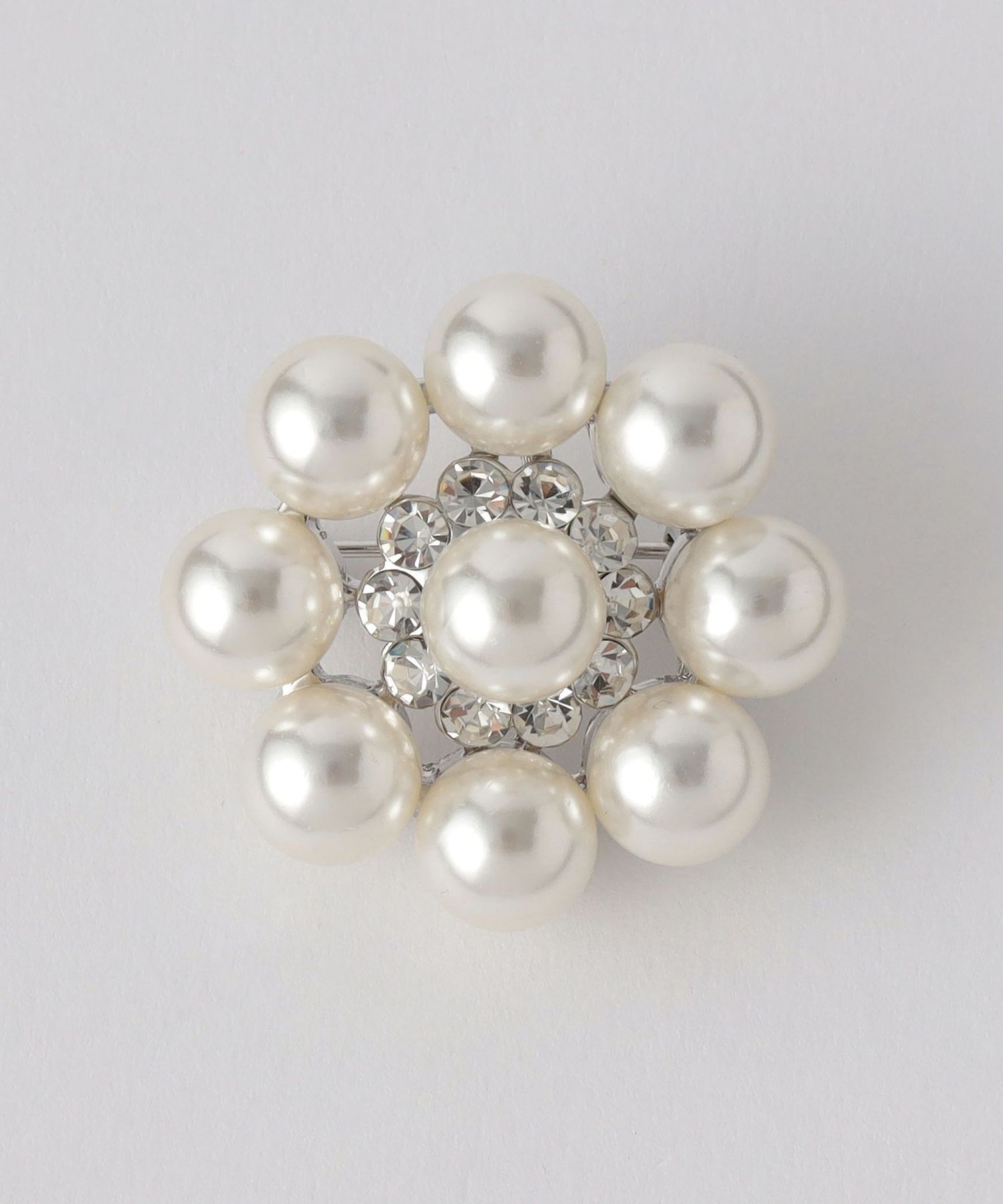 HERMES(エルメス) やわらぐ コサージュ フローラ シルク ブルー×マルチ  