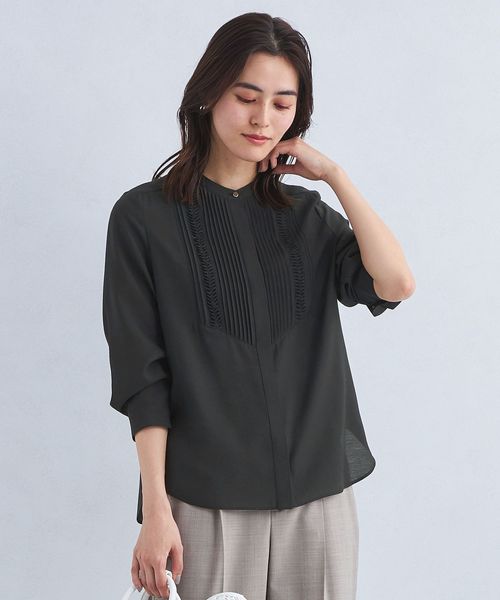 【新品同様】UNITED ARROWS ピンタック 7SL ブラウス UNITED ARROWS（ユナイテッドアローズ）の「ピンタック 7SL