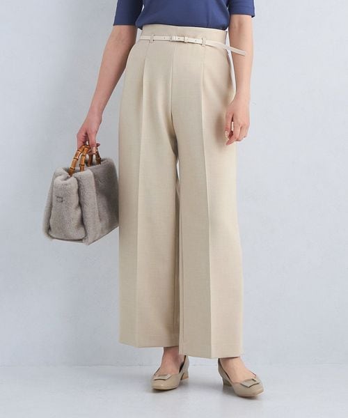 green label relaxing/［size SHORT/TALLあり］ダブルクロス ワイド パンツ ◇No02◇/スラックス