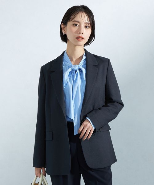 【新品未使用】スラブ シングル 1B ジャケット ―ウォッシャブル・防シワ― size SHORTあり］スラブ シングル 1B ジャケット