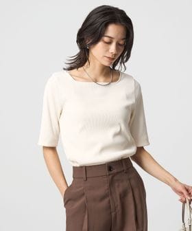 green label relaxing/ニットライク スクエアネック カットソー/Tシャツ / カットソー