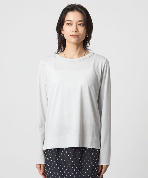 テンジク ラメ ロングスリーブ カットソー