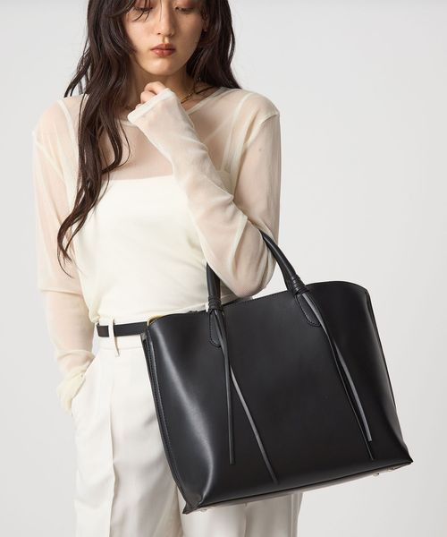 WEB限定】2WAYタッセルハンドル A4 トートバッグ / ショルダーバッグ