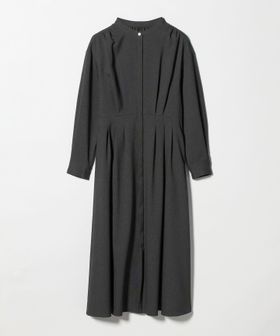 green label relaxing/ウールライク バンドカラータック ワンピース/ワンピース