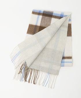 green label relaxing/ウールリバーシブル チェックマフラー/ストール / マフラー