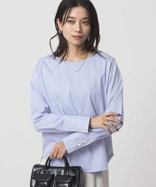 green label relaxing/ドッキング カフス ロングスリーブ プルオーバー カットソー/Tシャツ / カットソー