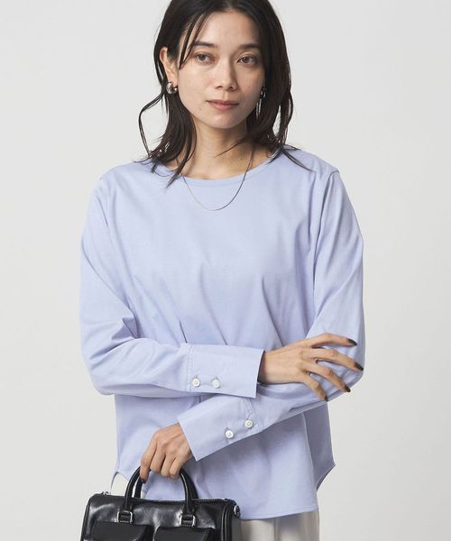 green label relaxing/ドッキング カフス ロングスリーブ プルオーバー カットソー/Tシャツ / カットソー