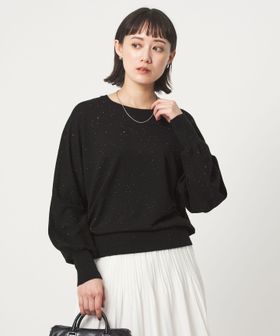 green label relaxing/スパンコール プルオーバー ニット/ニット / セーター