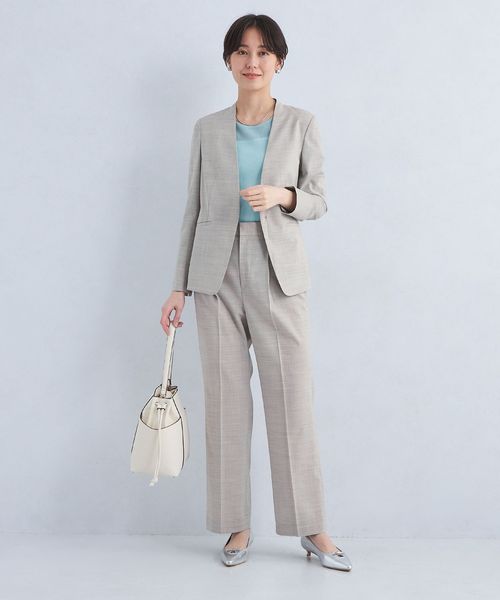 美品 ユナイテッドアローズ　ノーラペルジャケット 38 ライトブルー 楽天市場】ノーラペル コート green label relaxing（カラー