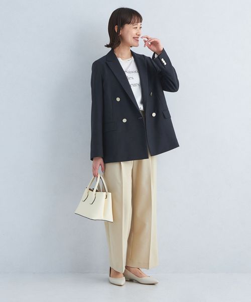 Greed ダブルジャケット ネイビー 38 size SHORTあり］Greed グリード ダブル ジャケット