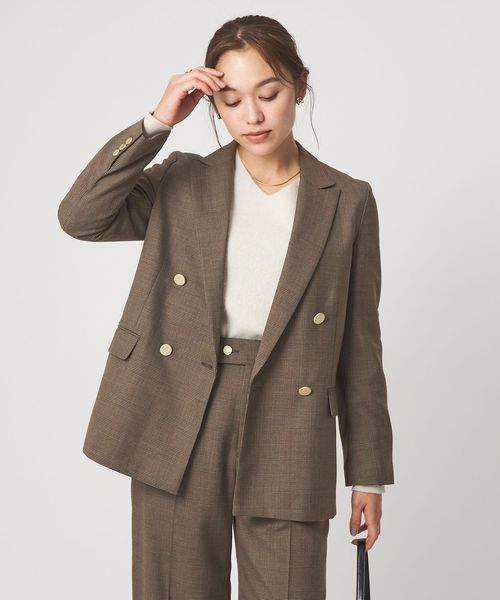 green label relaxing/［size SHORTあり］Greed グリード ダブル ジャケット ウォッシャブル/テーラードジャケット