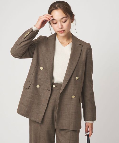 green label relaxing/［size SHORTあり］Greed グリード ダブル ジャケット ウォッシャブル/テーラードジャケット