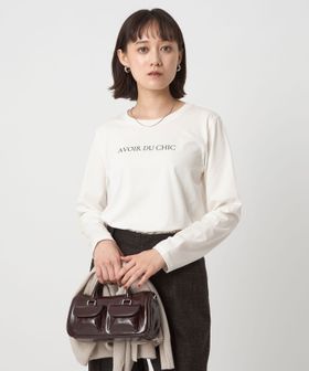 green label relaxing/ロゴ ロングスリーブ カットソー/Tシャツ / カットソー