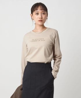 green label relaxing/ロゴ ロングスリーブ カットソー/Tシャツ / カットソー