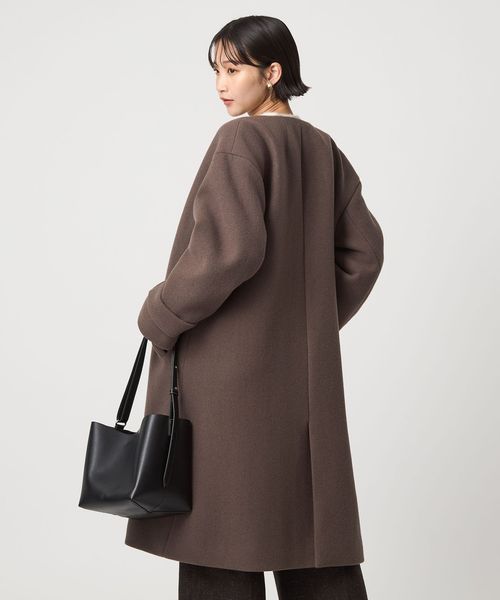 size SHORTあり］SENTDALE WOOL セントデールウール ノーカラー