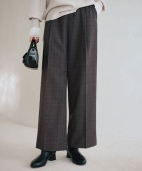 green label relaxing/［size SHORT/TALLあり］キチントボトムス サキソニー ワイド パンツ/スラックス