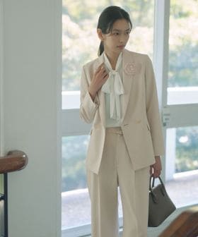 green label relaxing/［size SHORTあり］パウドレ ダブル ジャケット ウォッシャブル ストレッチ/テーラードジャケット