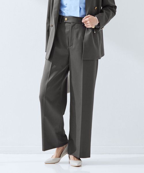 green label relaxing/［size SHORT/TALLあり］Greed グリード ストレート パンツ ウォッシャブル/スラックス