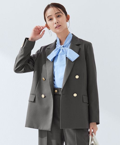 green label relaxing/［size SHORTあり］Greed グリード ダブル ジャケット ウォッシャブル/テーラードジャケット