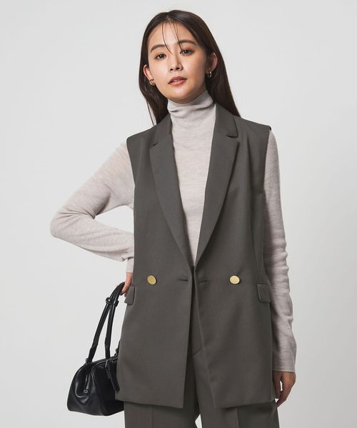 green label relaxing/Greed グリード テーラード ジレ ウォッシャブル/ベスト