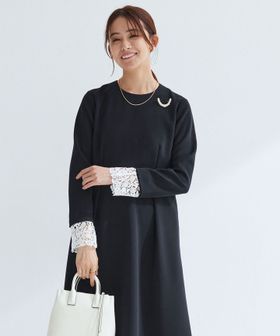 green label relaxing/［size SHORTあり］ソデレース 2WAY ワンピース/ワンピース