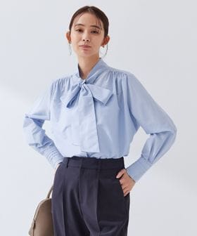 green label relaxing/［size SHORTあり］ボウタイ ギャザー ブラウス/シャツ / ブラウス