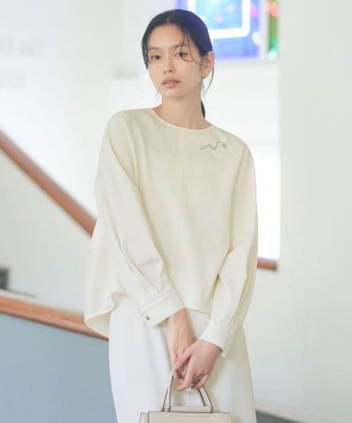 green label relaxing/［size SHORTあり］フルリー フォルム プルオーバー ブラウス/シャツ / ブラウス