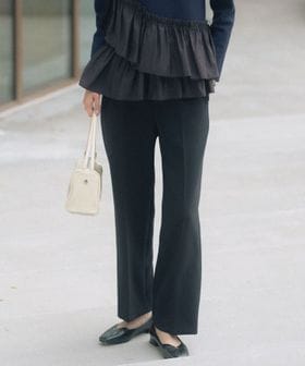 green label relaxing/［size SHORT/TALLあり］Daily chic セミフレア パンツ/スラックス