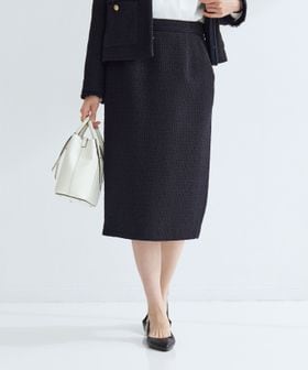 green label relaxing/ツイードライク タイト スカート/ひざ丈