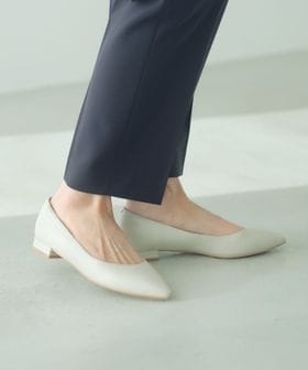 green label relaxing/ポインテッド メタルライン フラットパンプス 撥水/パンプス