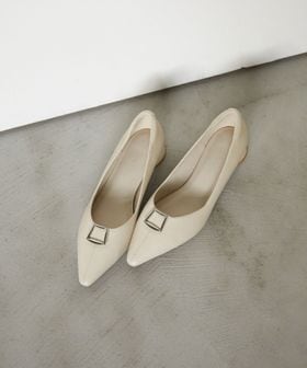 green label relaxing/ポインテッド バックル パンプス 晴雨兼用 撥水/パンプス