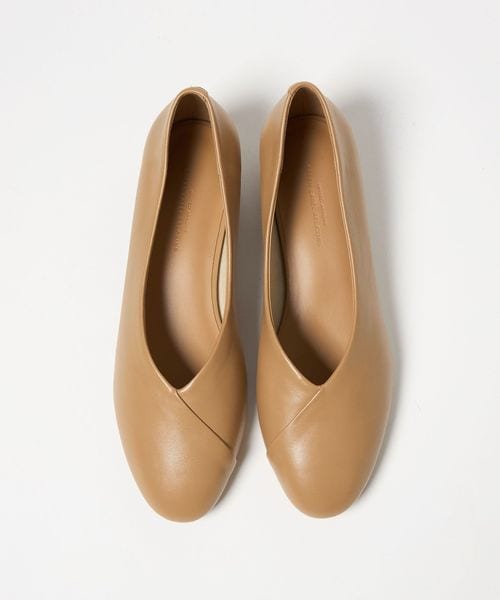 green label relaxing/ラウンド キリカエ Vカット パンプス 撥水/パンプス