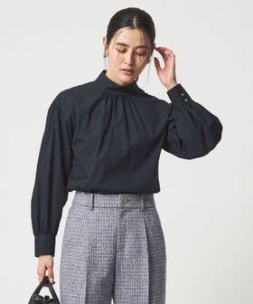 green label relaxing/［size SHORTあり］ハイネック ボリューム スリーブ ブラウス/シャツ / ブラウス