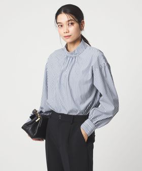 green label relaxing/［size SHORTあり］ハイネック ボリューム スリーブ ブラウス/シャツ / ブラウス