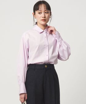 green label relaxing/フェイクパールボタン シャツ/シャツ / ブラウス